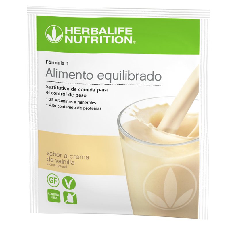 Batido Fórmula 1 en sobres · Crema de Vainilla
