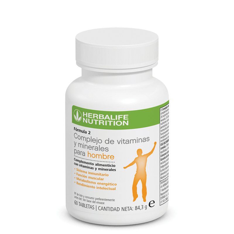 Fórmula 2 Complejo de Vitaminas y Minerales · Hombre